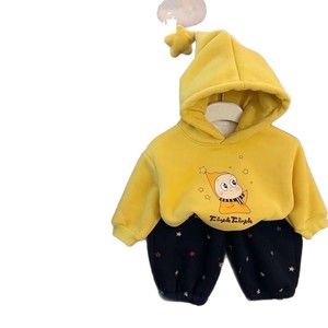 Girls Sweaters Autumn Winter Warm Thickening Pants Set With Label And Tags For Children Clothing - Product Image 5