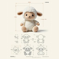 Maßgefertigte Plüschtiere Stofftiere Kissen Puppen Herstellerkollektion Hergestellt aus Baumwolle Nylon Flanell Gefüllt mit PP-Baumwolle