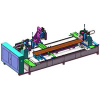 Centre d'usinage CNC pour cadres de portes, équipement automatique de travail du bois pour la découpe, le perçage, le façonnage et le traitement des charnières