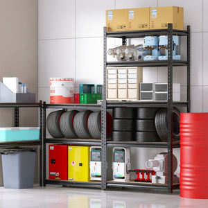 Новое поступление, гаражная система хранения, 5-уровневые стеллажи для гаража, Настраиваемые цветные полки для хранения в гараже - Product Image 5