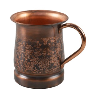 Taza de Cobre Puro de Calidad de Exportación para Bebidas Moscow Mule con Construcción Artesanal Duradera Disponible para la Venta - Product Image 4