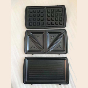 Grill électrique 7 <span class=keywords><strong>en</strong></span> <span class=keywords><strong>1</strong></span> antiadhésif détachable, <span class=keywords><strong>2</strong></span> tranches, mini <span class=keywords><strong>gaufrier</strong></span>, appareil à sandwich professionnel, appareil à panini - Product Image 5