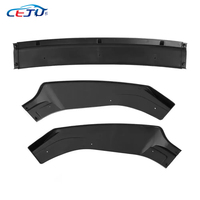 Diffuseur de pare-chocs avant de voiture, spoiler en fibre de carbone pour Volkswagen VW Golf MK7 MK7.5 GTI R GTD 2014-2019