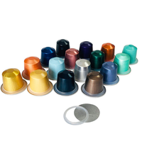 Capsules de café en aluminium K-Cup de fabricants chinois, couvercles à prix abordable, capsules vides rechargeables