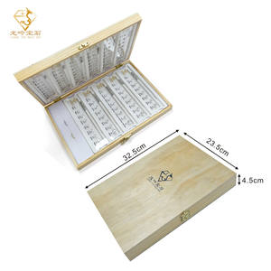 Profession elle Diamant Karat Größen tabelle 7A CZ Steine Diamant Karat Gewichts tabelle Plastik karte Schmuck Messwerk zeug - Product Image 6