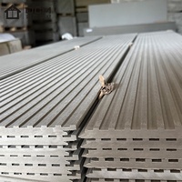 Panneaux de revêtement en fibrociment nervuré OCM 12 mm, 1200x2400 mm, panneaux muraux extérieurs cannelés, certifiés CE pour l'architecture moderne britannique