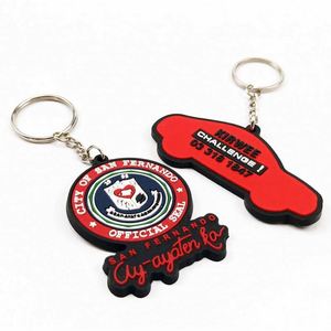 Manufacturers Carton Souvenir Custom 2D 3D Logo Plastic Shoes Keychain for Sale - Product Image 2