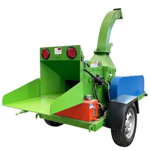 Trung Quốc đa chức năng màu xanh lá cây chất thải Shredder Chip Máy Làm Gỗ băm nhỏ máy di động gỗ chipper