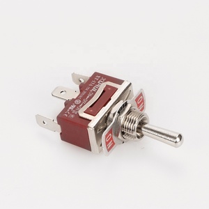 UL CUL ROHS KC CE Approved 10A 125V Momentary <b>Toggle</b> Switch 110V Mini Electrical <b>Toggle</b> Switch - Product Image 2