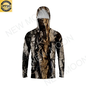 Camisa de Pesca con Capucha y Manga Larga con Protección UV UPF 50, Camuflaje 2025, Cómoda y Moderna, Personalizable - Product Image 1