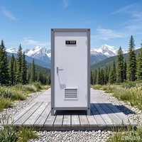 Toilettes portables Ehang pour camping en plein air, lavabo public écologique, toilettes mobiles temporaires pour chantier, matériau en panneaux sandwich