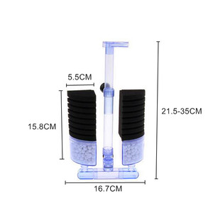 Filtro a spugna biochimico JSD XY2880 per acquario con sollevamento ad aria, filtro per acquario con sollevamento a gas inverso per coltivazione batterica e aspirazione dei rifiuti con ossigeno - Product Image 6