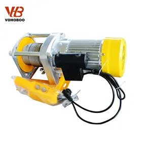 Gruas de corda de fio elétrico Guincho Fabricante Alumínio China Shell Kcd 220V/380V 10 Motor Novo Produto 2020 Personalizado Fornecido