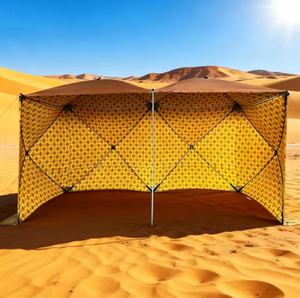 Vente en gros d'usine <span class=keywords><strong>Tente</strong></span> pare-vent arabe Hubble Pop-up avec <span class=keywords><strong>toit</strong></span> zippé pour le camping en plein air - Product Image 2