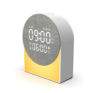 Multifunctional Bedside Bluetooth Speaker Digital Alarm Clock White Noise <b>Sleep</b> Aid Night <b>Light</b> - Product Image 2