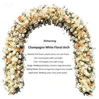 Arche de fleurs artificielles personnalisée de haute qualité pour mariage indien, remise de diplôme, Halloween 2026 – Utilisation intérieure/extérieure