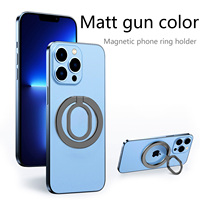 Support de bague de téléphone magnétique pour iPhone pour 16 Pro Max Mini Accessoires magnétiques Support de poignée d'anneau de doigt magnétique