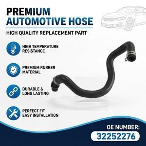 Tuyau de refroidissement moteur EPDM OE 32252276 HUAPENG Neuf Compatible XC60 XC90 <span class=keywords><strong>S60</strong></span> V60 Recharge Hybrid Remplacement du tuyau de refroidissement de l'onduleur - Product Image 1