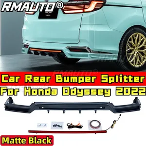 ชุดแต่งรอบคันสำหรับ Honda Odyssey 2022 ดิฟฟิวเซอร์กันชนหลังสีดำด้าน สไตล์ YOFER สปอยเลอร์กันชนหลัง อุปกรณ์ตกแต่งรถยนต์ - Product Image 1