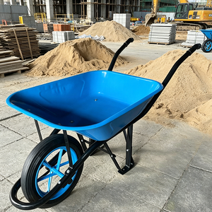 <span class=keywords><strong>Carretilla</strong></span> Robusta de Uso Industrial con Ruedas Sólidas para Transporte de Materiales, Estructura Metálica - Product Image 2
