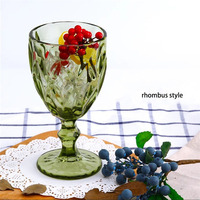 Gobelet de vin européen vintage ondulé en Borosilicate, 1 pièce, de bière