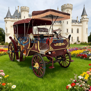 Customized ZHENDA Sightseeing Outdoor Tourist European Electric Royal Carriage for Weddings Horse Drawn Carriage From Henan - Product Image 2