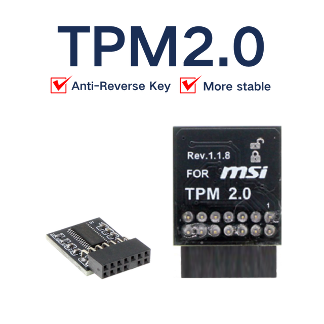 Original Brand TPM2.0 Security Module for Win11 LPC Motherboard with 20-1/18-1/14-1/12-1/PIN Compatibility
