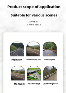 Barriere di traffico autostradale doppio onda corrugato Guardrail Anti-collisione barriera in acciaio zincato a caldo piastra fabbricata per - Product Image 6