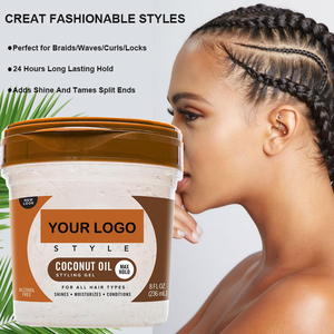 <span class=keywords><strong>Gel</strong></span> coiffant personnalisé avec logo, tenue extra forte, super fixation, <span class=keywords><strong>gel</strong></span> pour cheveux bouclés - Product Image 6