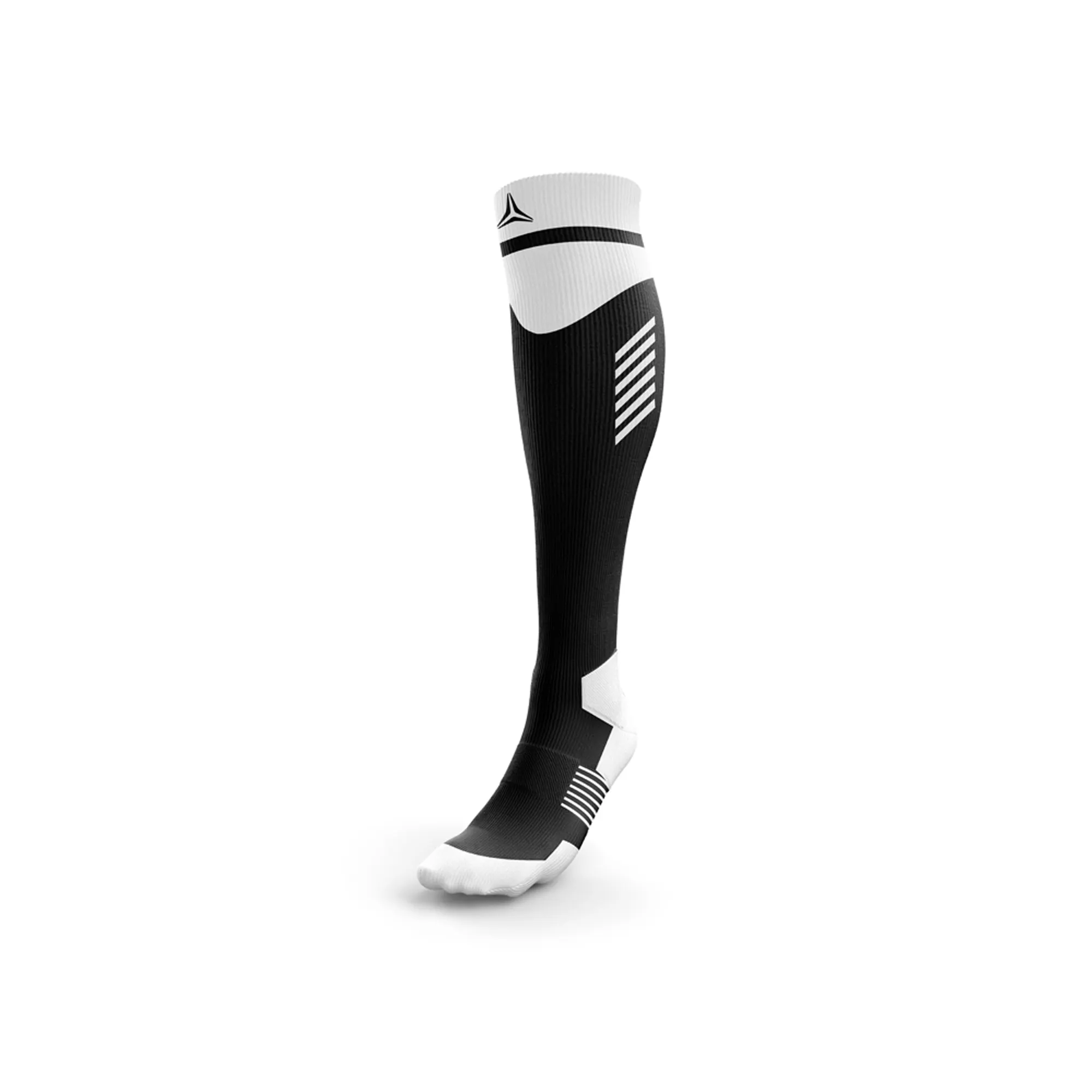 Factory New High Quality Soft Hot Design Polyester Nylon Cushioned Socks Custom Logo Soccer Sport Football Grip Socks Long