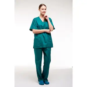 Jinteng Groothandel Aangepaste Medische Scrubs Broek Uniformen Sets Fit Jogger Verpleging Scrub Sets Ziekenhuis Uniformen