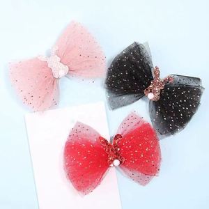 2023 Baby Girl Bows <b>Rabbit</b> Hair Clips for Princess Gauze Ribbons Hairpin for Girl Kids Hair Accessories - Product Image 3