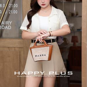 Runqi เสื้อแขนสั้นลูกไม้ผู้หญิง, เสื้อกล้ามสีขาวกางเกงขาสั้นสีกากีชุดเสื้อผ้าแฟชั่นฤดูร้อนขนาดใหญ่พิเศษ N8977 - Product Image 4