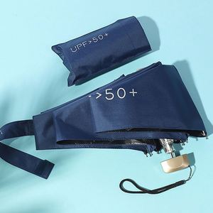 ร่มพับห้าตอนขนาดพกพาสำหรับผู้หญิง ของขวัญธุรกิจ สกรีนโลโก้ได้ ขายดีจากโรงงาน - Product Image 1