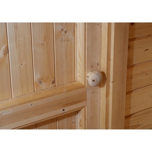 Truyền Thống Bắc Âu Vân sam Bằng Gỗ Ngoài Trời 4-6 Thùng Carton 220V Hiện Đại Khách Sạn Rắn Gỗ Gỗ Màu Đỏ Tuyết Tùng Phòng Tắm Hơi Khô Hơi Nước - Product Image 3