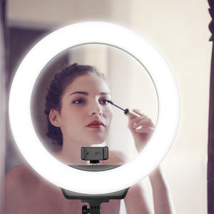AFI R219 <span class=keywords><strong>ring</strong></span> lihgt avec trépied, batterie externe circulaire pour selfie, lumière annulaire led avec trépied trépied, support de téléphone portable - Product Image 3