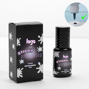 Pegamento para Extensiones de Pestañas Sensibles, Secado Rápido, Fuerte, Líquido, Sin Alcohol, Resistente al Agua, Vegano, Fabricante - Product Image 3