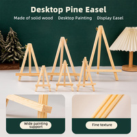 Mini Trípode Panwenbo para Niños y Estudiantes, Caballetes de Mesa para Arte y Manualidades, Caballetes de Mesa de Madera