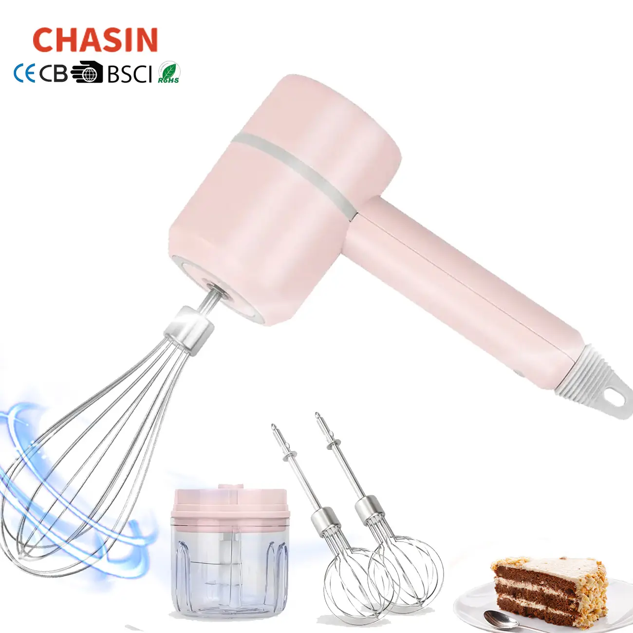 Cordless beater Food Hand Mixer for Kitchen Baking usb Aid Blender Rechargeable Portable Wireless Mixers