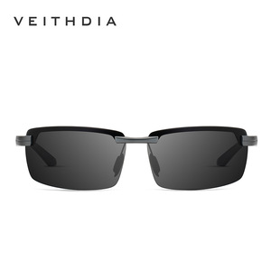 Veithdia Men's Aluminum Magnesium Sunglasses Polarized Grey Lens <b>For</b> Fishing Driving Outdoor Sports 6510 - Product Image 3