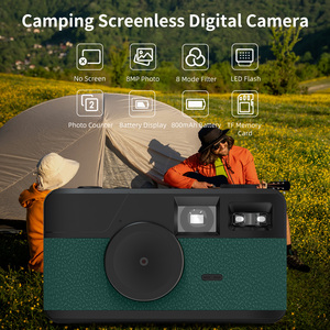 Nouvel appareil photo numérique rétro vintage 2025 sans écran, 8 modes de <span class=keywords><strong>filtre</strong></span>, 8MP, flash, pour camping - Product Image 2
