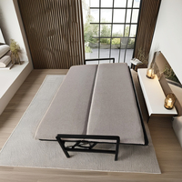 Hochwertiges Schlafsofa Klappbar Wohnzimmer Multifunktionales Stoff-Schlafsofa Mit Sessel