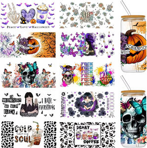 สติ๊กเกอร์ติดแก้วน้ำลายแพทย์ พยาบาล ขนาด 16 ออนซ์ ขายดี ลายพิมพ์ UV DTF แบบ 3 มิติ กันน้ำ - Product Image 1