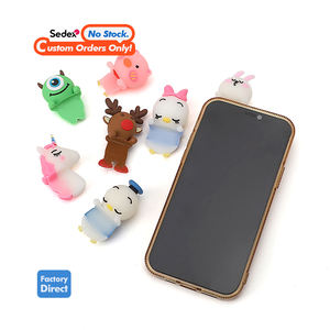 2025 nouvelles idées de produits personnalisés 3D PVC Anime figurines en caoutchouc Mini à la mode licorne coque de téléphone breloques accessoires Premium - Product Image 2