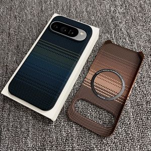 Funda Protectora de Lujo para <span class=keywords><strong>Google</strong></span> Pixel 10 Pro 9 Pro XL, Ultrafina, de Fibra de Carbono, Resistente a Impactos - Product Image 2