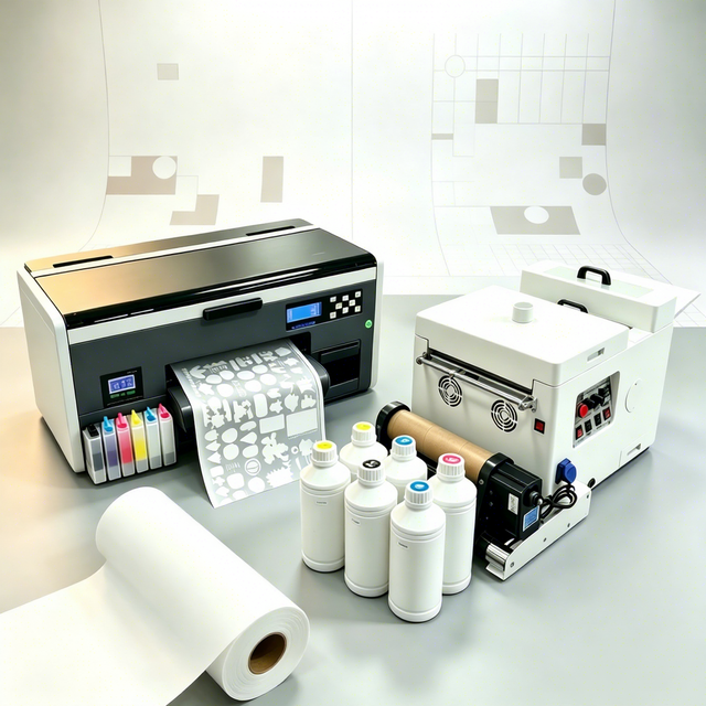 Automatic Digital A3 DTF Printer with Dryer Shirts Machine Shaker DTF Ink New 1440 DPI Epson Head