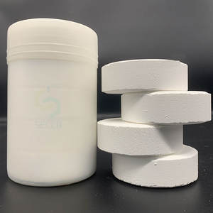 Fabricante chino, de 3 pulgadas tableta de limpieza de piscina, 200g, 90% <span class=keywords><strong>para</strong></span> tableta de purificación de agua de piscina - Product Image 2