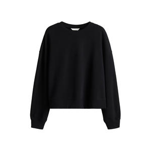 เสื้อสเวตเชิ้ตผู้หญิง Velvet Season ออกแบบมาเพื่อความอบอุ่นนุ่มสบาย ทรงหลวมใส่สบายและสไตล์ลำลองที่อบอุ่นสำหรับการออกนอกบ้านในทุกๆ วัน - Product Image 4