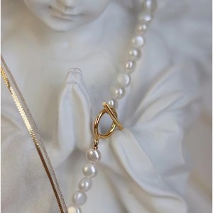 14K Gold-Plated Baroque Small Particle <b>Freshwater</b> <b>Pearl</b> Necklace New Product with <b>Bracelet</b> Elegant and Luxurious Jewelry - Product Image 2