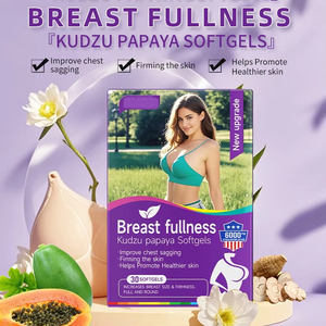 Borstvergroting Softgel Capsules Met Papaja & Pueraria Voor Volwassen Vrouwen-60 Capsules - Product Image 6